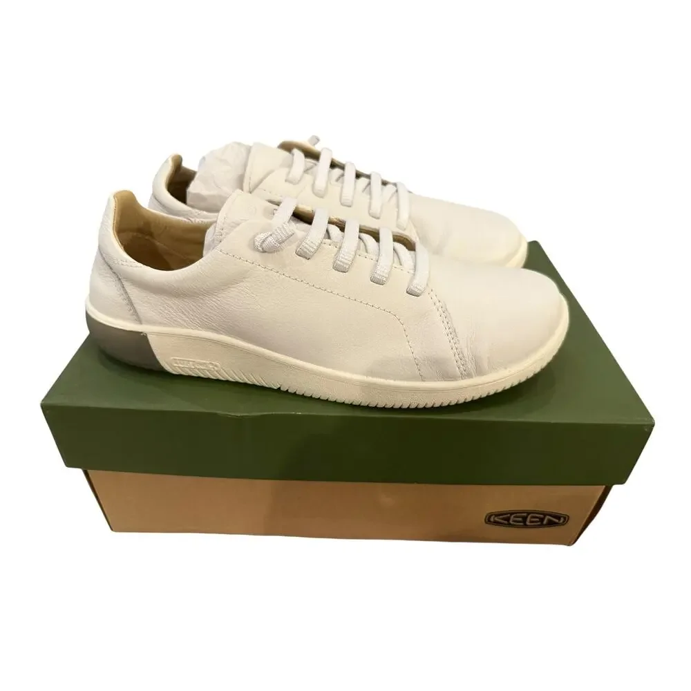Keen Men's Star White KNX Leather Sneaker Shoes Size 12